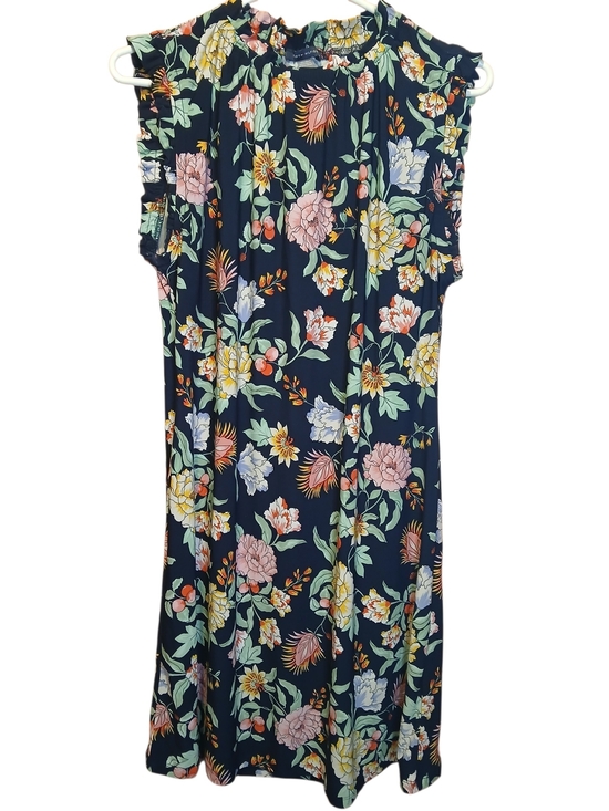 Tommy Hilfiger Dresses & Skirts - Tommy Hilfiger Navy Floral Elastic-Waist Skirt